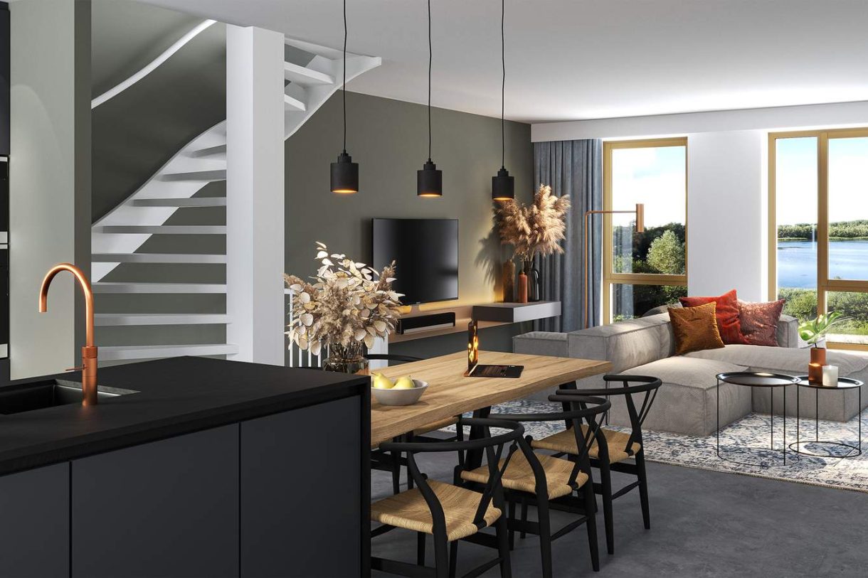 Te Koop: Foto Woonhuis aan de Boerenzwaluw 4-laagse waterwoning 13 in Arnhem